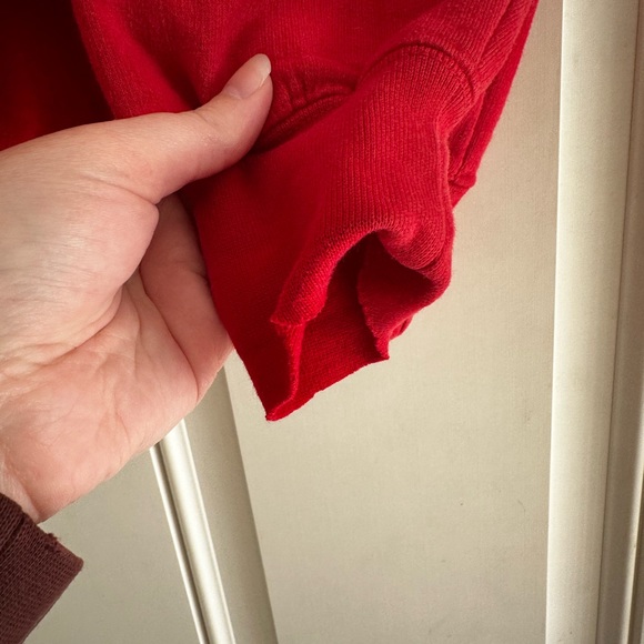 Vintage 90s Red Wings NHL Crewneck Sweatshirt Detroit Hockey Red Black Sports - Picture 7 of 12